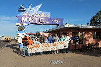 The Blue Swallow is a popular stop for groups.