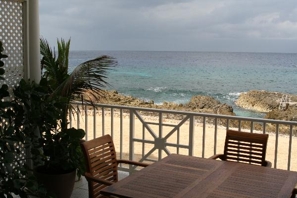 Incredible ocean view from the Cayman Sunset patio