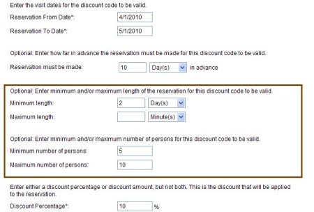 New discount code rules