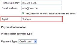 Adding agent code in reservation