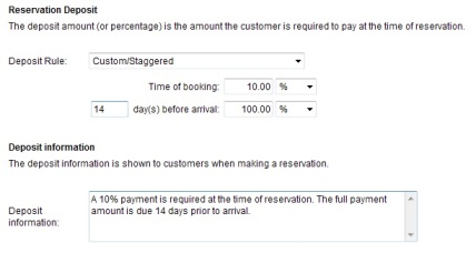 Staggered payments