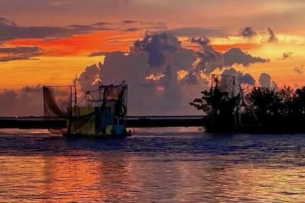 Beautiful sunrise view from Pelican Pointe RV