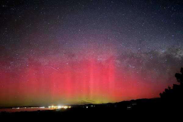 Aurora this was taken from our deck (on a phone)