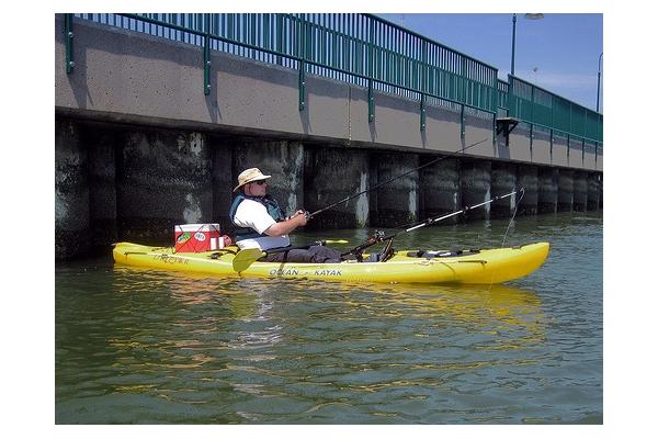 Kayak - Equipped to fish