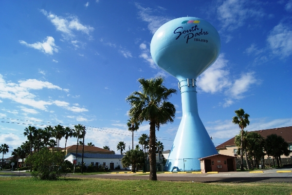 Next to SPI Water tower
