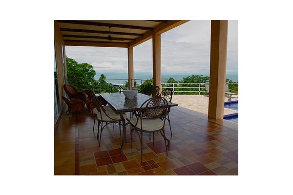 Terrace and oceanview