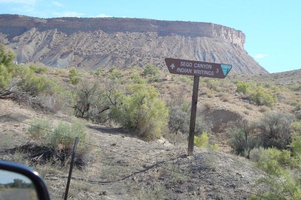 Sego Canyon right behind us. We have history and petrogylphs abundant!