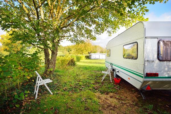  Furnished 10x36’ Park Model single wide set up (permanent), sleeps 6, wrap around deck, cabana bedroom. Comes with or without linens, WiFi, Cable. Available for long term.