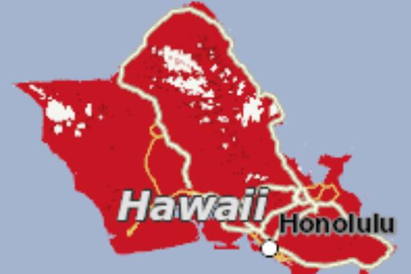 Verizon's Superior 4G Coverage on the island of Oahu. Hawaii