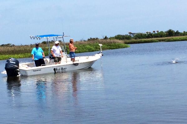 Back water fishing Oak Island, NC