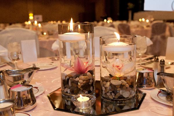 4x10 Glass Cylinder Wedding Vase Center Piece