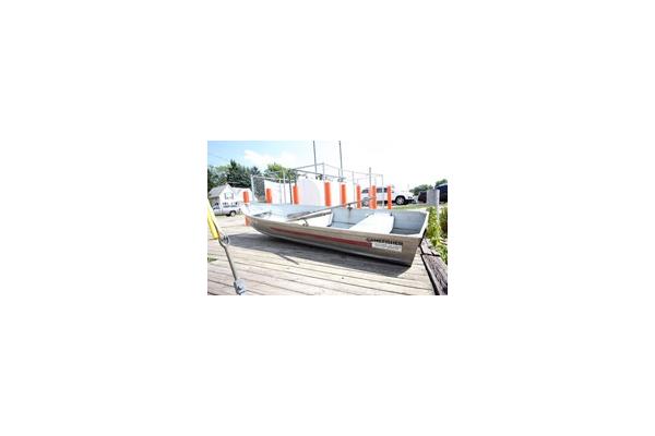 12' Aluminium Fishing Boat w/ 6 HP Motor (Not Pictured)