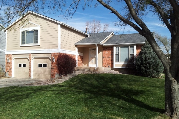 Front of this beautiful home is fully landscaped