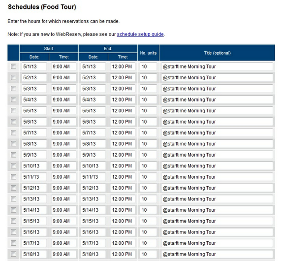 Flexible Schedules Daily Recurrence