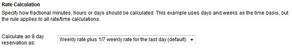 Rate Calculation